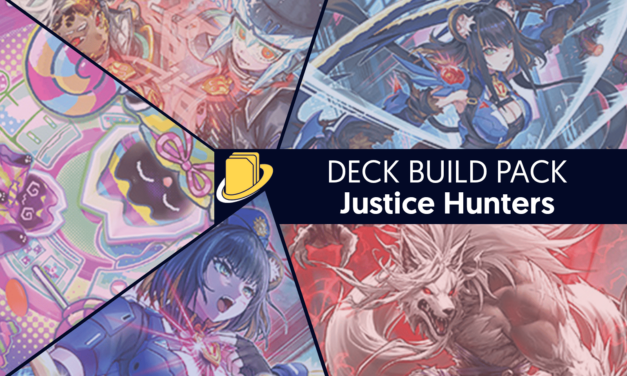 Les cartes du Deck Build Pack - Justice Hunters -