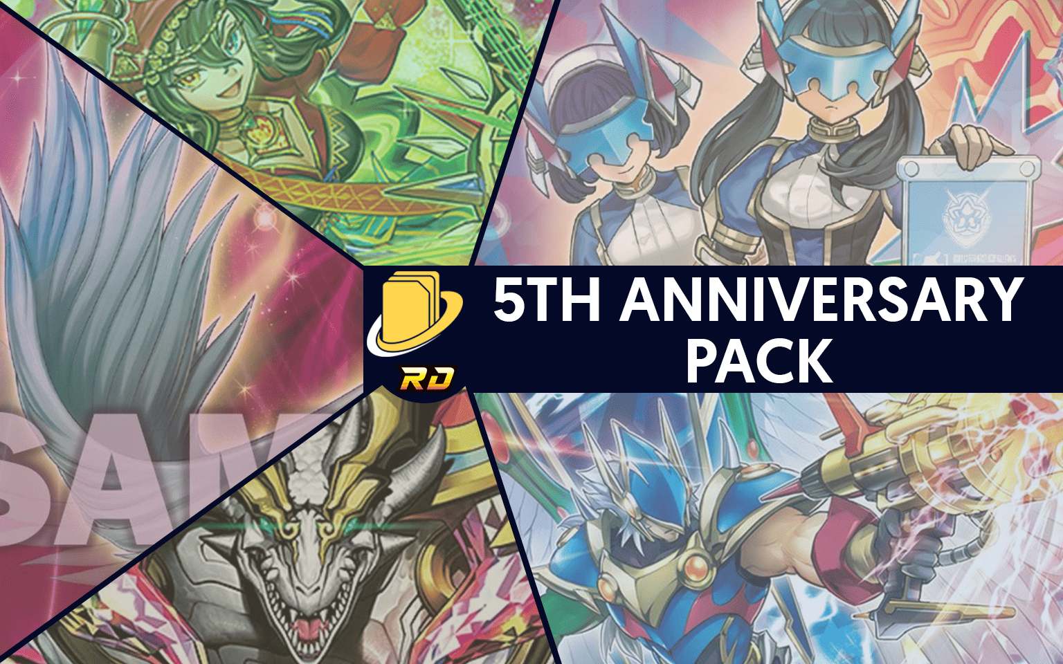 Les cartes du 5th Anniversary Pack