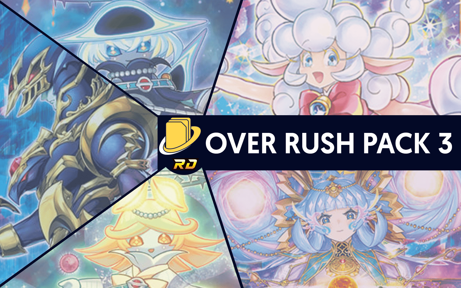 Les cartes de l'Over Rush Pack 3