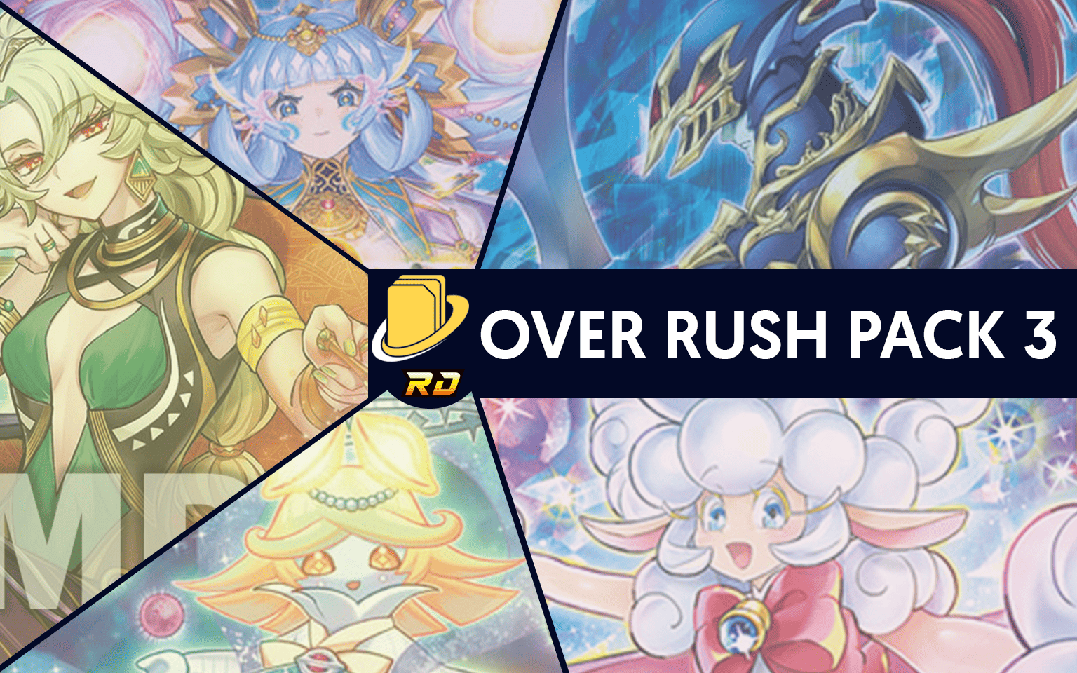 Les cartes de l'Over Rush Pack 3