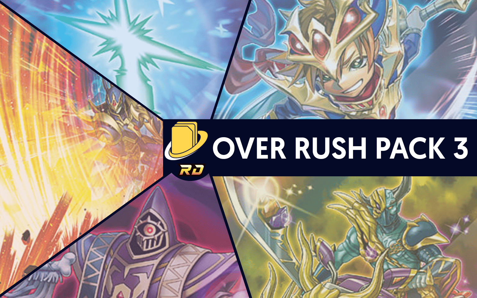 Les cartes de l'Over Rush Pack 3